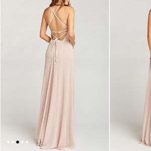 NWT Godshaw Goddess Gown in Dancing Queen Blush